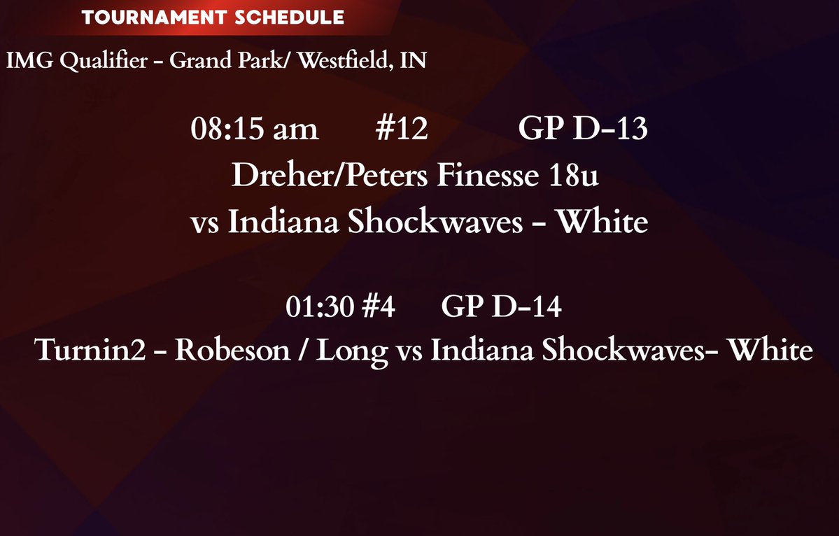 Aly Smith (@aly_smith78) on Twitter photo So excited to get back to some travel ball this weekend! This is my schedule for Saturday! Missing the 10 am game because I’ll be at CIC for cross country!! Looking forward to a great weekend!
<a href="/AMHSSoftball24/">Alexandria Tiger Softball</a> <a href="/ShockwavesSB/">Indiana Shockwaves</a> <a href="/shockwaveswhite/">Shockwaves - White</a> <a href="/StFrancissftbal/">🥎SAINT FRANCIS SOFTBALL🥎</a> <a href="/daccwsb/">Danville Area Community College Softball</a> So excited to get back to some travel ball this weekend! This is my schedule for Saturday! Missing the 10 am game because I’ll be at CIC for cross country!! Looking forward to a great weekend!
<a href="/AMHSSoftball24/">Alexandria Tiger Softball</a> <a href="/ShockwavesSB/">Indiana Shockwaves</a> <a href="/shockwaveswhite/">Shockwaves - White</a> <a href="/StFrancissftbal/">🥎SAINT FRANCIS SOFTBALL🥎</a> <a href="/daccwsb/">Danville Area Community College Softball</a>