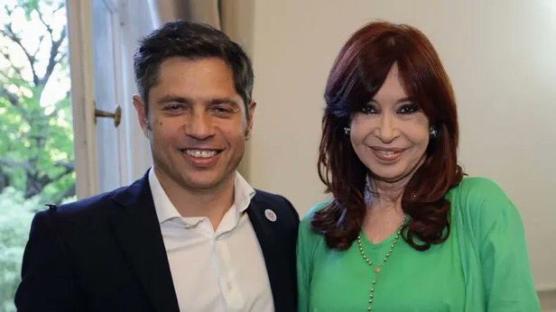 Axel visitó a Cristina pero.poco tiempo