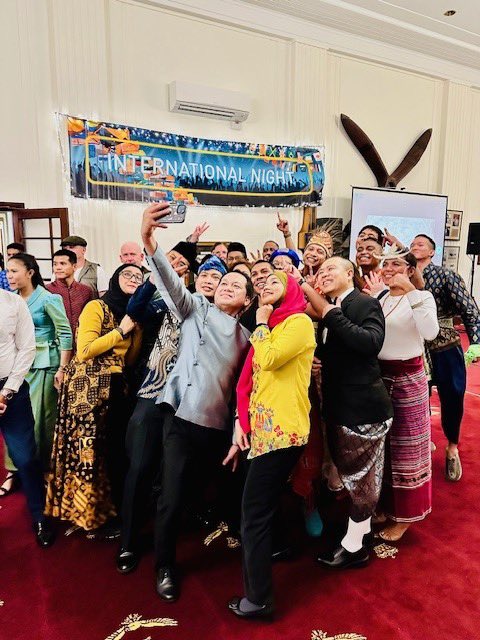 ADFTrngC's tweet photo. #DITC International Night 2025 brought together cultures, friendships &amp; unforgettable memories. Thank you to our amazing team, performers &amp; guests for making history |
#FriendshipThroughUnderstanding |#strongertogether https://t.co/xM9v6Y2q0J