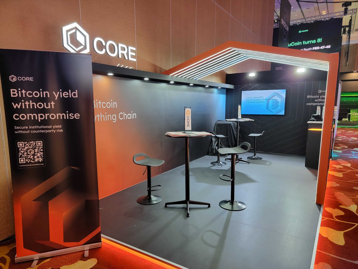 We are live at TOKEN2049! 🇸🇬

The Core booth is open. Come talk all things productive Bitcoin and meet the contributors.

📍 We're at Level 5, right next to the OKX stage entrance.