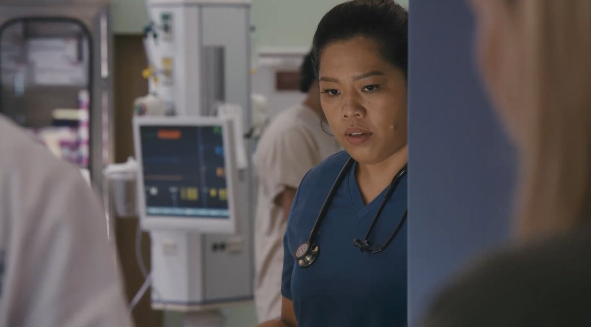 Ooop what did Trini hear!!?!  #ChicagoMed