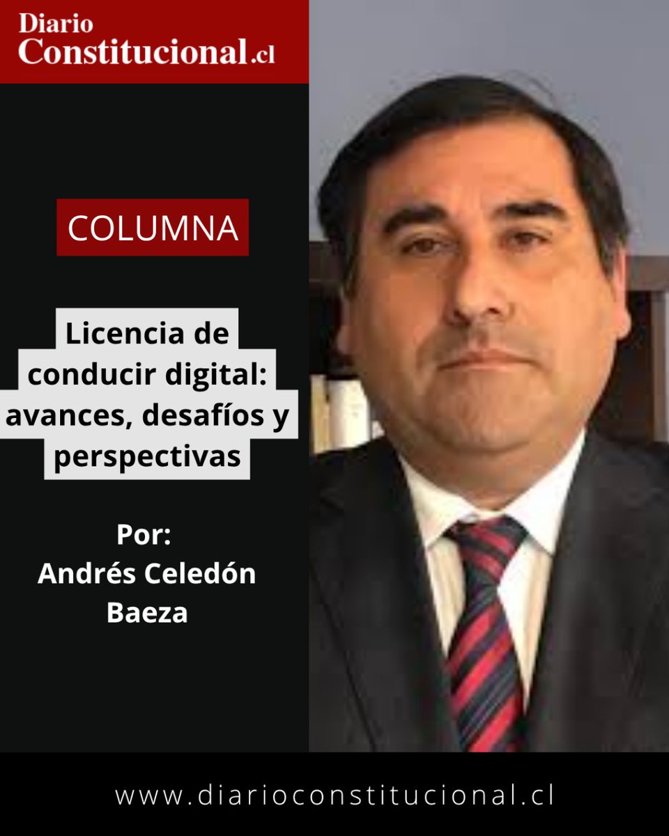 🚦 Licencia de Conducir Digital: un avance con desafíos.
✅ Beneficios: seguridad, fiscalización y menos trámites.
⚠️ Riesgos: brecha digital, vacíos legales y falta de capacitación. diarioconstitucional.cl/articulos/lice…
#LicenciaDigital #SeguridadVial #Chile