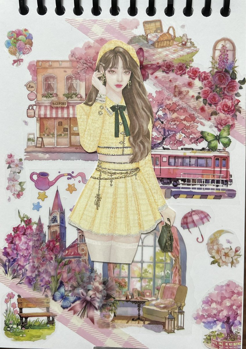 #コラージュチャレンジ 

〔152〕

#コラージュ #コラージュ初心者 #コラージュ好きな人と繋がりたい #人物ステッカー #petテープ #collage
