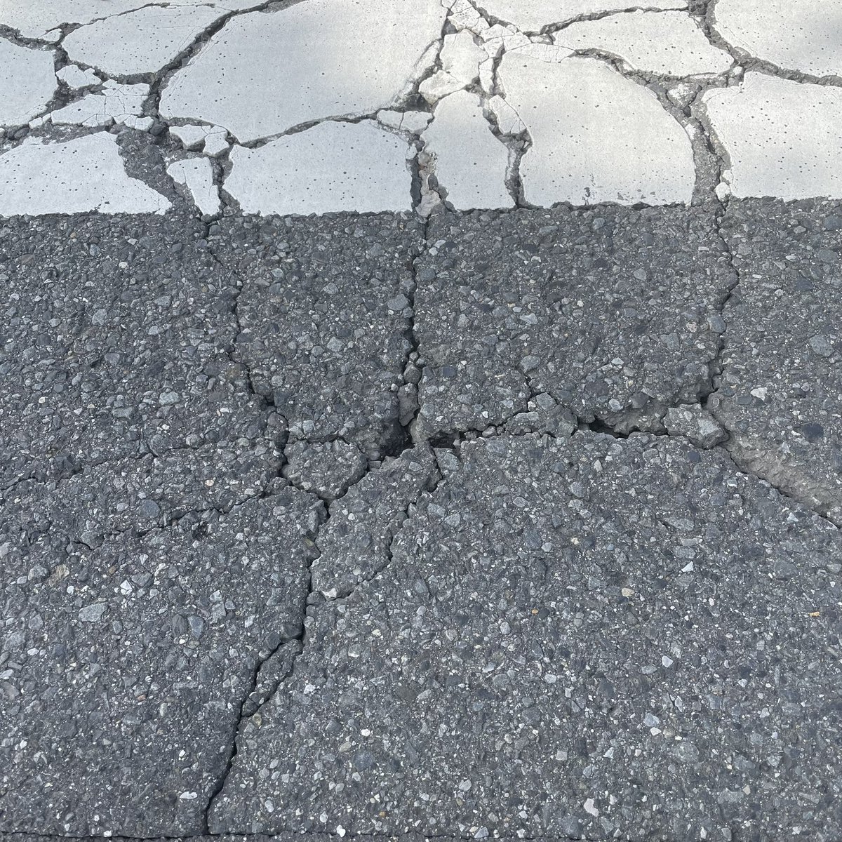 青になった途端に走り出した娘がぺたんっとこけて、「道、壊しちゃった〜」って号泣。壊れた道を2人で眺めて「これ娘ちゃんのせいじゃ無いんじゃね？」って話になって遅刻。