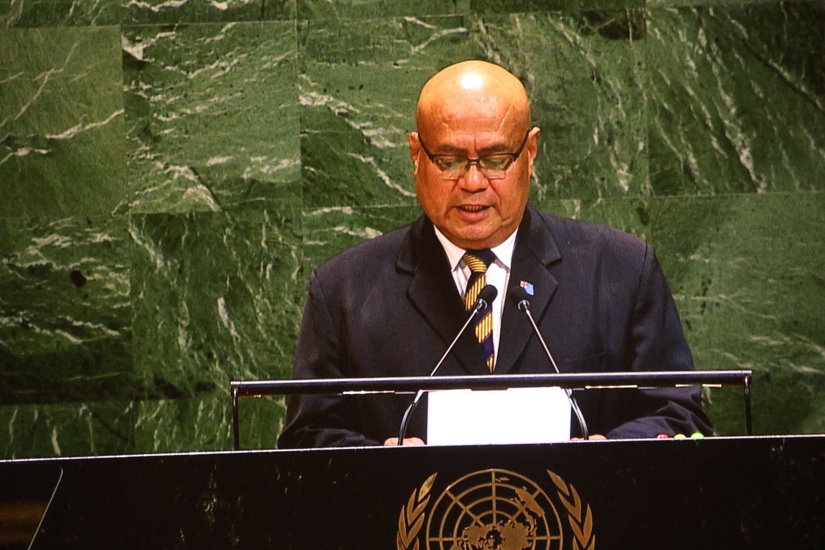 ForumSEC's tweet image. #UNGA80 

National Statement delivered by the Honourable Feleti Teo, Prime Minister of Tuvalu at the 80th session of the United Nations General Assembly.

Full statement: gadebate.un.org/.../files/gast… 

#OneBluePacific #Regionalism #PacificLeadership