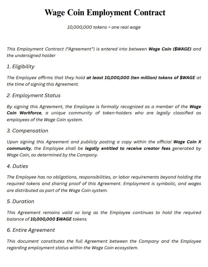 Wage Coin tweet media