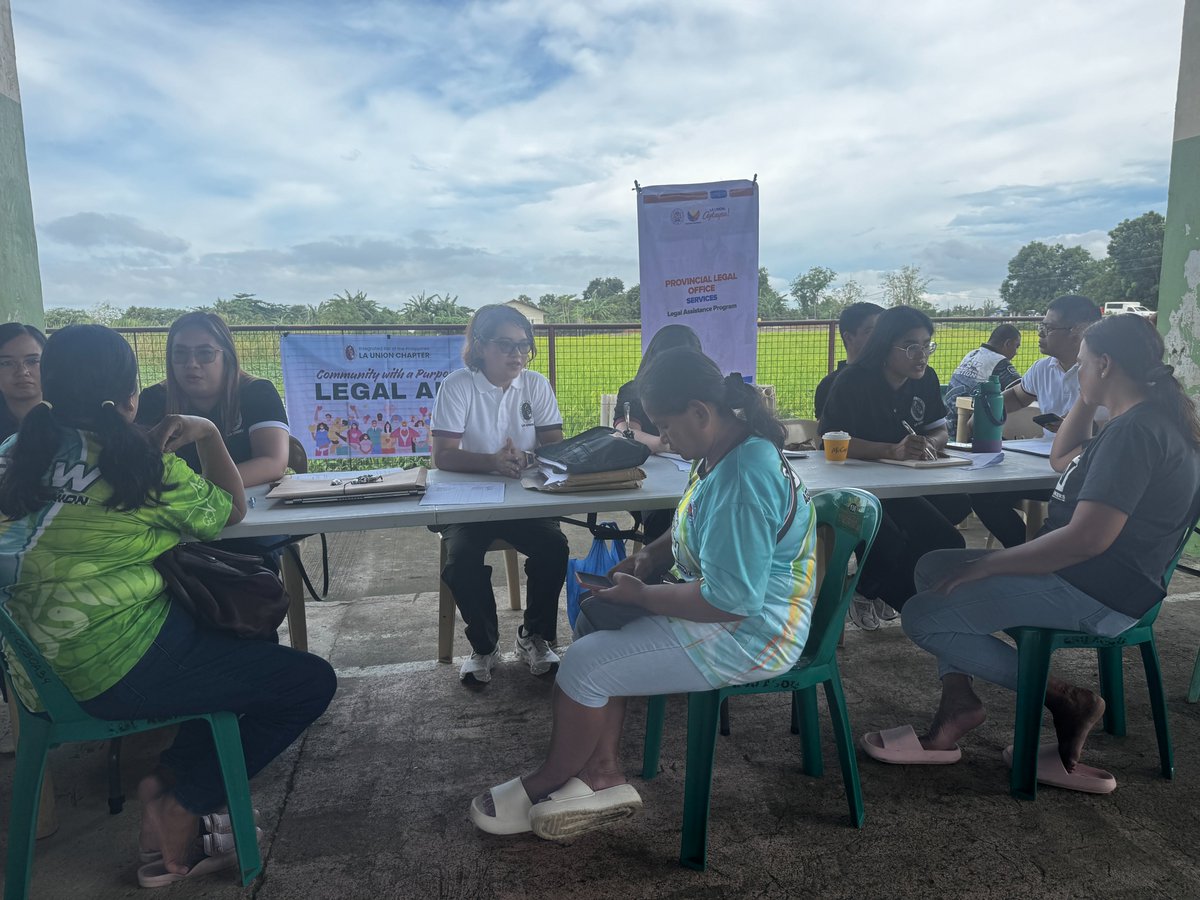 IBP_NCLA's tweet image. IBP La Union
September 26, 2025

Community with a Purpose: IBP La Union Legal Aid Caravan at San Julian Norte, Agoo, La Union

#IBPNCLA
#ServeTheCountryHailTheIBP
#IBPLegalAid