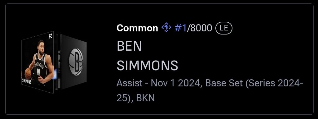 Haven't done #giveaways for a while so since it's <a href="/NBATopShot/">NBA Top Shot</a> BDay why not giveout a moment a few would want but might probably take &amp; keep just bec of its SN# 🤭
➡️ FOLLOW+RT
➡️ Comment: #HBDTopShot TS name &amp; GIF of your not so fav @nba player ✌️
➡️ Winner in 24hrs