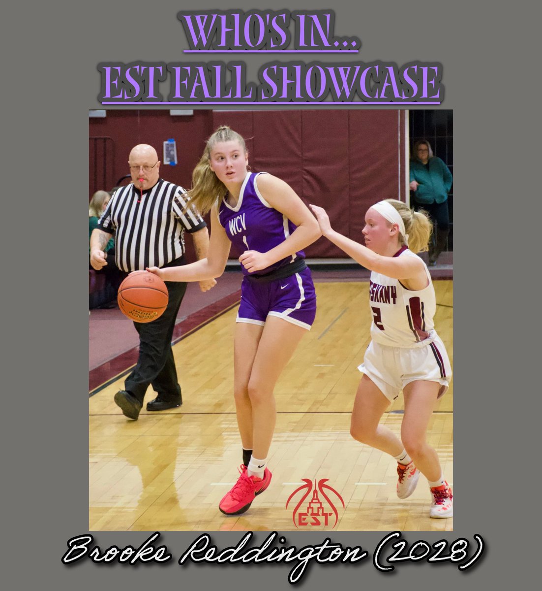 Who’s in #ESTFallShowcase:

Breakout year in the books - now she’s not so much of a secret in Central New York. One of the Utica area &amp; CNY’s leaders for the next few years. 5’10” &amp; skilled with interior and stretch comfort &amp; ability. Good time to get familiar 📝

2028