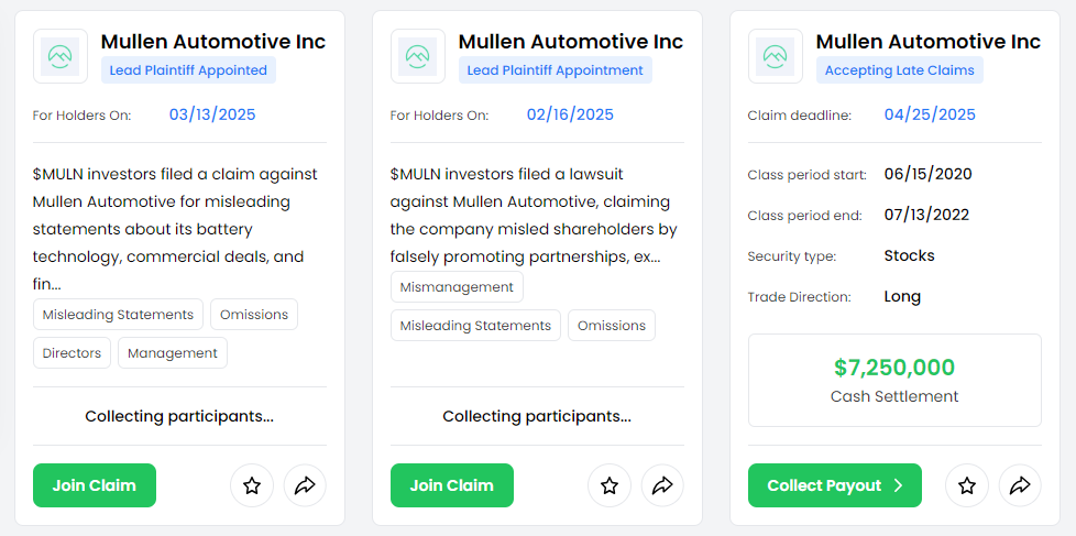 11thestate's tweet image. One day you buy the most promising EV stock. The next, you're down 99%.  

$MULN investors — here are three things you need to check. #Mullen $BINI #Bollinger