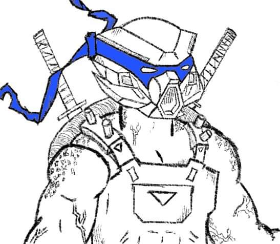 TeddyUr5a's tweet photo. Had to step away for a bit but I'm back, here is another drawing posting... we will jump back in where we left off, so 
Day 6 of posting digital artwork created by yours truly 
Cyborg Leonardo!
#digitalart #crypto #art2025 #investing #community #network #husslegang https://t.co/svwNOUioIi