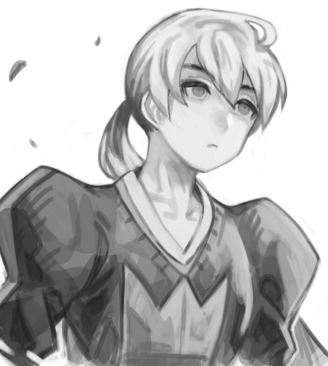 starequiems's tweet image. ramza sketch #FinalFantasyTactics