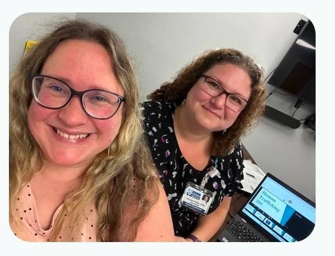Today Alicia from SARCC and Jacqueline from St. Luke's/ Star Communuty Health presented "Human Trafficking 101 to Medical Professionals".

They shared awareness and guidance as part of the Addiction Medicine Grant Rounds for the Rural Health Family Medicine Residency Program.