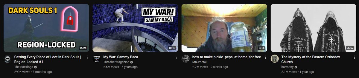 My youtube recommended everyone, as beautiful and unknowable as ever