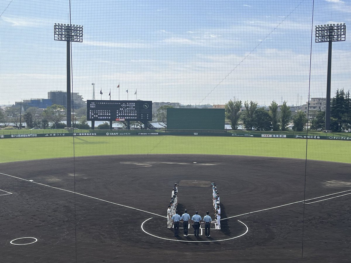 第1試合

東洋大牛久🆚常磐大

試合開始です🏟️