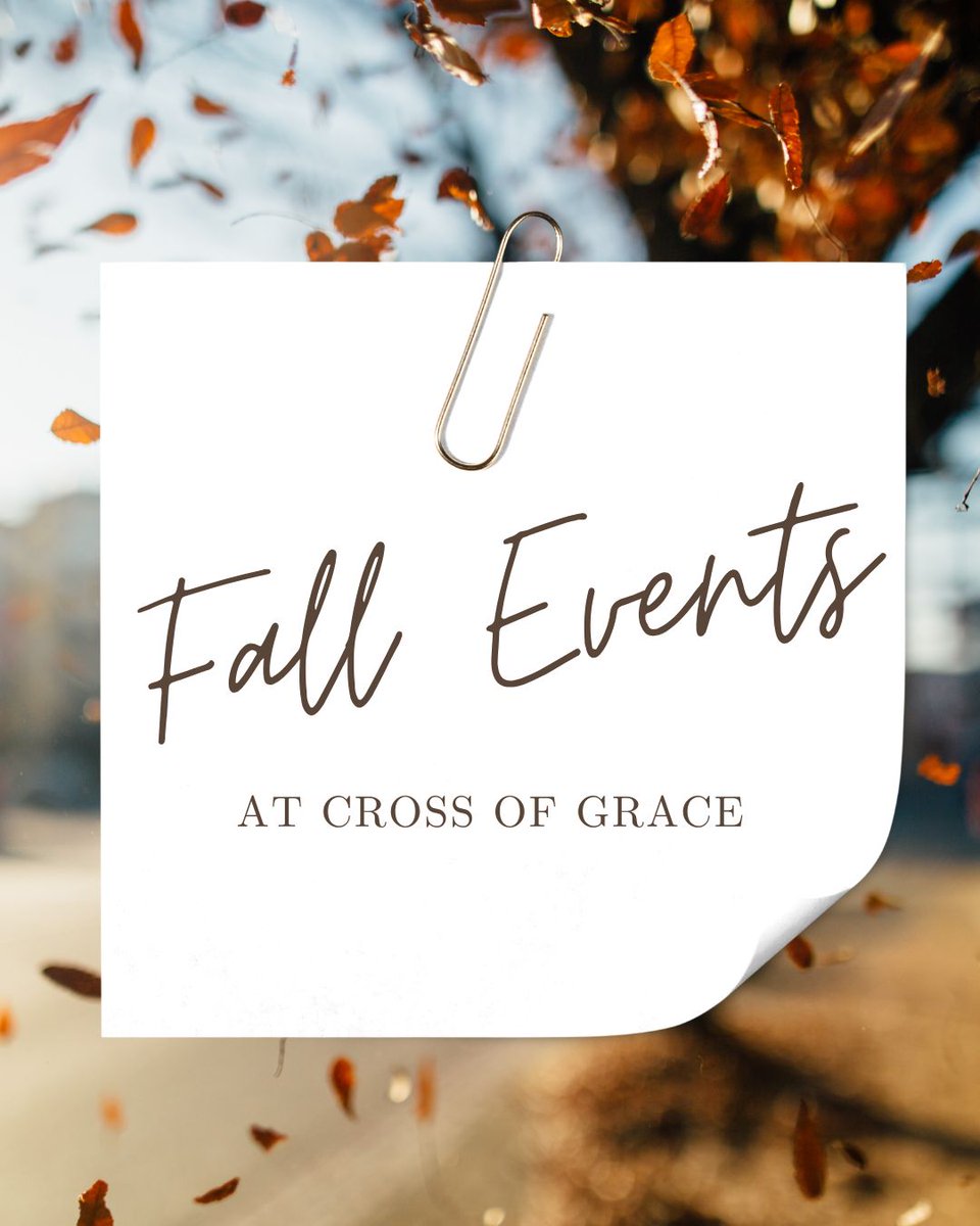 CrossofGraceEP's tweet photo. Check out what's going on at COG this fall by going to the events page on our website at https://t.co/RP5HGTgIIR!  🍁 👀

#fallevents #getconnected #homegroups #youthgroup #youngadults

P.S. Stay updated by downloading the Church Center App. https://t.co/KP1JaDmSWl