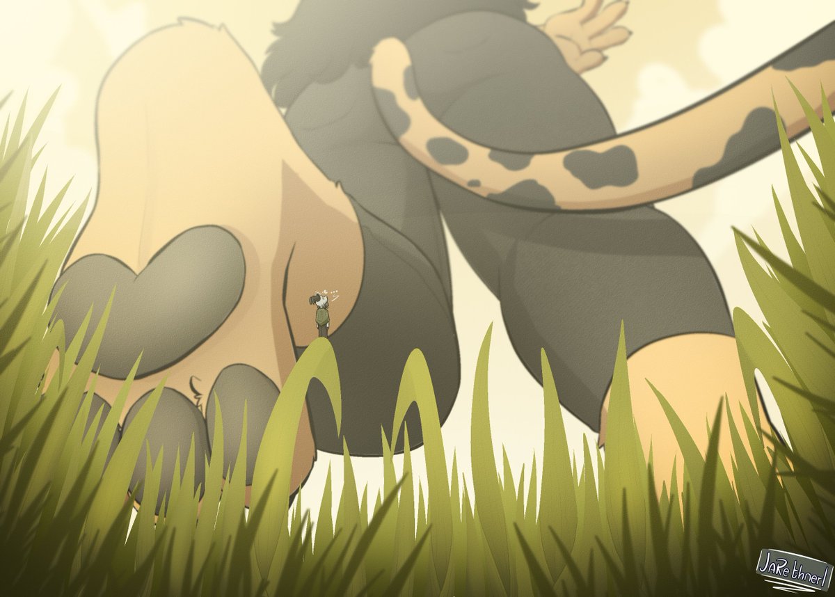 After failing to get her attention, Jareth now has to make his way to the tavern, avoiding any potential danger among the grass...🐐🌿🌱

And hopefully get a second chance of her noticing him.
This is going to be a long day!

Patreon post released to the wild! Fly free~