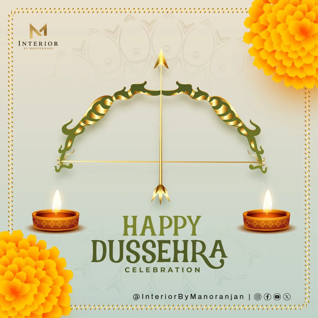 InteriorbyM's tweet photo. Happy Dussehera 🙏 
#HappyDussehra 
#InteriorByManoranjan https://t.co/lrMivJrQNL