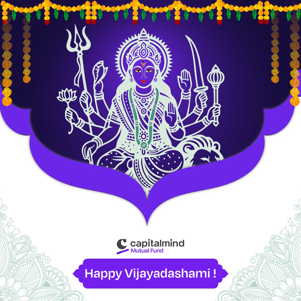 Let good prevail in every step you take.

Happy Vijayadashami from Capitalmind Mutual Fund!