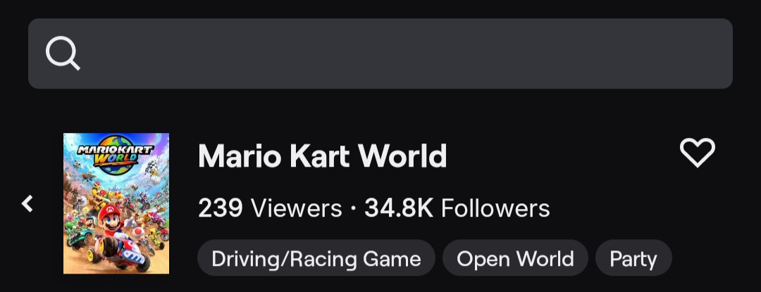jazc_007's tweet photo. Hilarious how this game is dead after 4 months of its release, especially considering how both Mario Kart 8 and Deluxe were in the 4-5 digits viewers for years upon coming out!
#DoBetterNintendo #StopTheGreed #DropThePrices #VoteWithYourWallets https://t.co/onmECoVz2q
