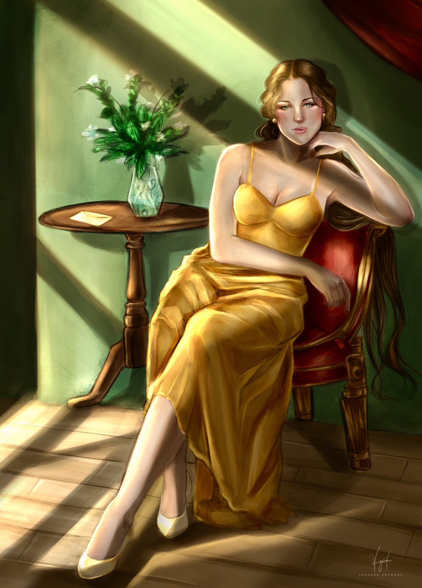 “Waiting in Silence “

The world is waiting for tomorrow 
The stars are waiting for the night 
But my heart was only waiting 
For the moment you be mine …

#art #sketch #painting #portrait