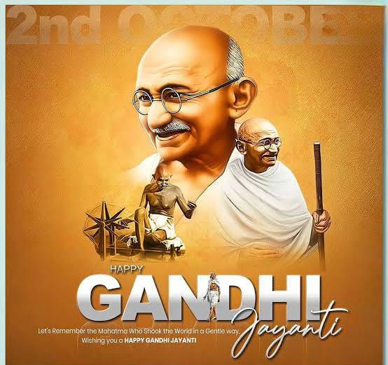 ଜାତିର ଜନକ ମହାତ୍ମା ଗାନ୍ଧୀଙ୍କ ଜୟନ୍ତୀ ଅବସରରେ ଆପଣମାନଙ୍କୁ ଅନେକ ଅନେକ ଶୁଭେଚ୍ଛା ।