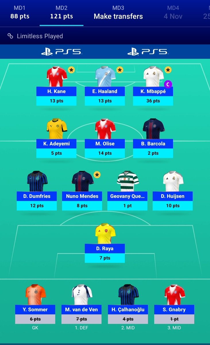 FPL_Emon's tweet photo. Good Morning, Everyone.

121 in GW 2 ( A big green arrow )

 Probably the highest GW for me in any season. 

#UCLFantasy #UCL #fantasy https://t.co/1rvdBMO7W9