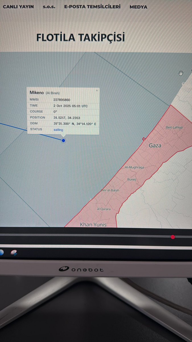 Sen ulaştır Allahım…
#SumudForGaza #Sumud #gazze #FreePalestine #FreeGaza #Flotilla #GlobalSumudFlotilla #IsraelTerroristState #IsraelTerroristState