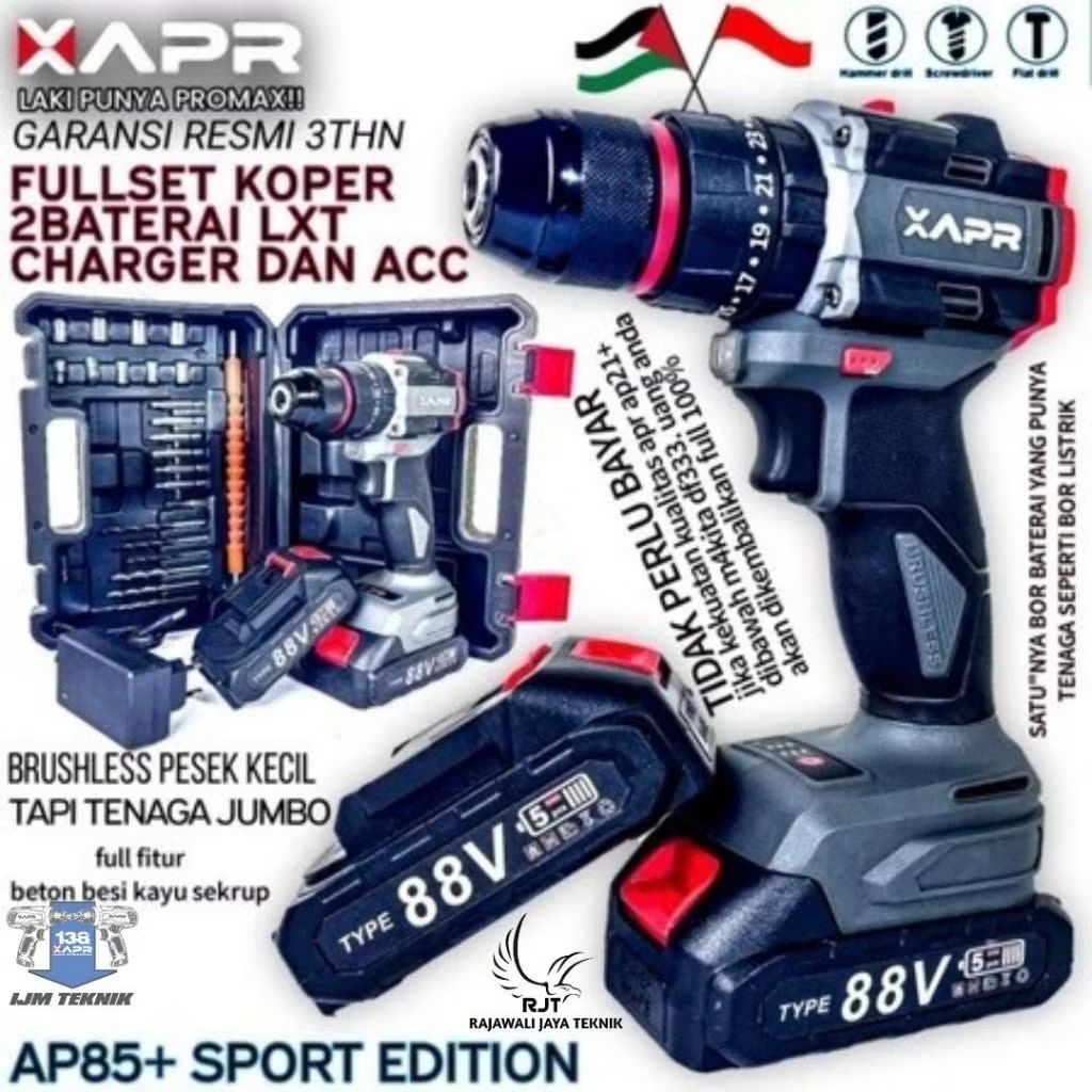 criptotirta's tweet photo. Cek APR RAJA BOR impact drill BRUSHLESS TYPE AP85+ 10mm keyless auto lock 2baterai lxt 88v dengan harga Rp289.280. Dapatkan di Shopee sekarang! https://t.co/hJ7qoquppq https://t.co/5iOWV0RZTQ