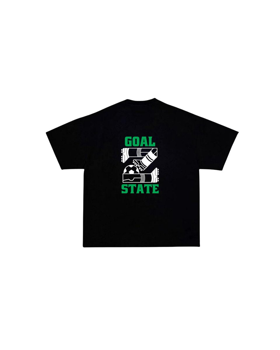 25214919_'s tweet photo. *GoalState*

Made from 210gsm cotton and screen printed with plastisol ink, This black t-shirt from Goal State, Pre-order period is open now until 20 October 2025🙌

Price: 100.000(Exc Shipping)

Order now in DM☎

#goalstate https://t.co/4dNZ1PHp7S