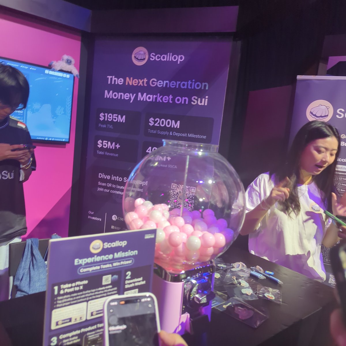 Having fun at <a href="/Scallop_io/">Scallop</a> 
#SuiFest #scallop #scallopinsg