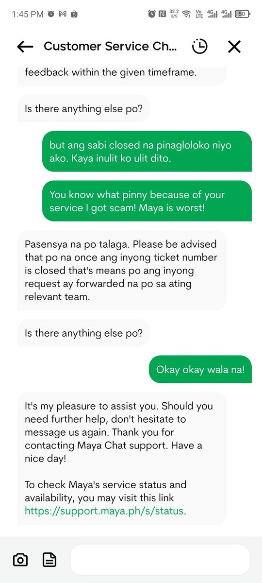 Jaydead24's tweet photo. @mayaofficialph wala talaga kayong kwenta!!! Poor service na nga wala pang kwenta! https://t.co/mKPrni9eFE