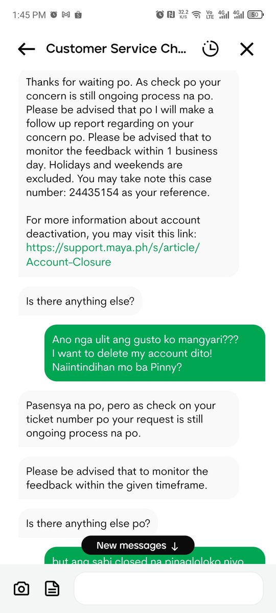 Jaydead24's tweet photo. @mayaofficialph wala talaga kayong kwenta!!! Poor service na nga wala pang kwenta! https://t.co/mKPrni9eFE