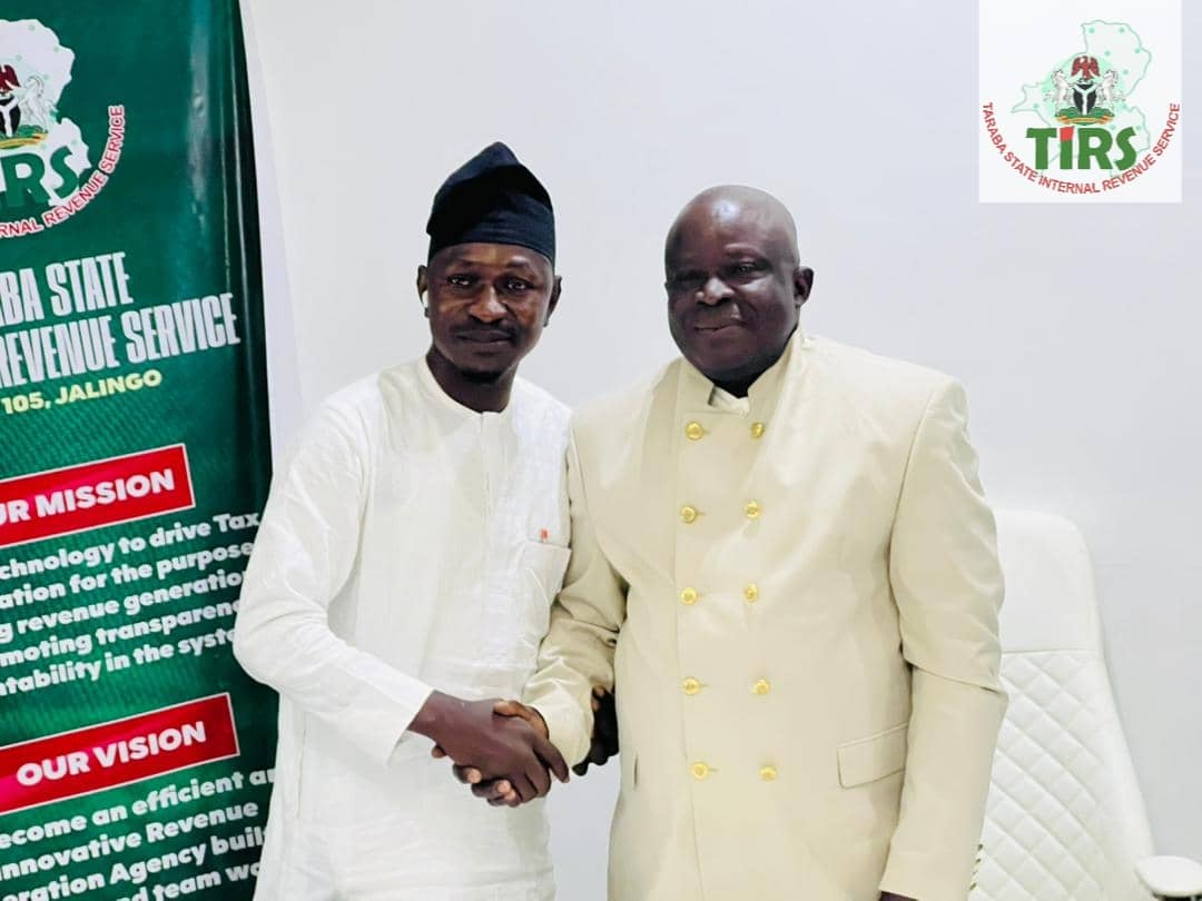 tasbisa's tweet photo. Earlier this week, TASBISA Board Members led by EVC Josiah Bitrus Habu met with TIRS Chairman Brig. Gen. (Rtd) Jeremiah Faransa to strengthen collaboration in boosting Taraba’s IGR through biotechnology &amp; value addition.

#Innovation #Taraba https://t.co/fIaKAVDaFQ