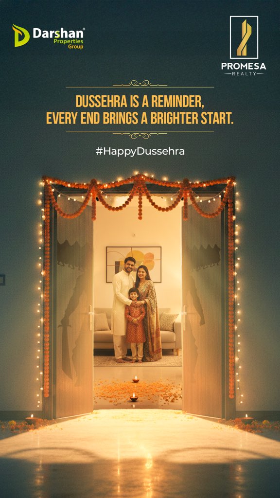 PromesaRea12864's tweet image. This Dussehra, let's welcome positivity and success into our homes. Wishing you a safe and joyous festival from Promesa Realty.

#HappyDussehra #PromesaRealty #PromesaLiving #FestiveJoy #VictoryOfGoodOverEvil #HomeAndHappiness #CelebrateFestivals