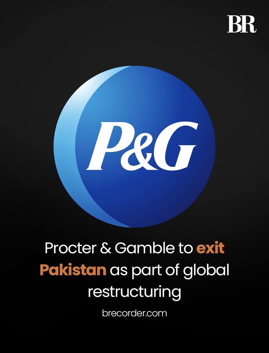 Asad_Ashah's tweet photo. Procter & Gamble's exit - another red flag for investment climate 

Procter & Gamble’s decision to leave Pakistan underscores a deeper truth: doing business here has become increasingly unviable — not just for multinationals, but for investors of all kinds.

When global giants pack up, it signals that our policy unpredictability, currency risks, and regulatory chaos have outweighed market potential.

This isn’t about one company — it’s about the growing perception that Pakistan punishes investment instead of protecting it.

If we want growth, jobs, and exports, we must stop driving capital away.
Predictable policy, drastic reduction in tax rates, and investor trust aren’t luxuries — they’re survival tools.

P&G’s exit is a warning. The question is: will we treat it as one?
 https://t.co/18SEPLzT3k