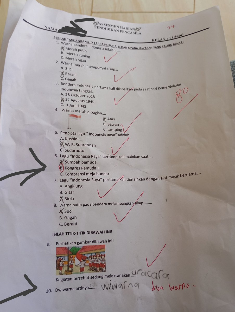 Anggota yang terhormat, coba ingat kapan pertama kali  bisa jawab soal anak kelas 1 SD ini dengan benar? seingat saya  bahkan pernah ada mentri yang tak hafal lagunya