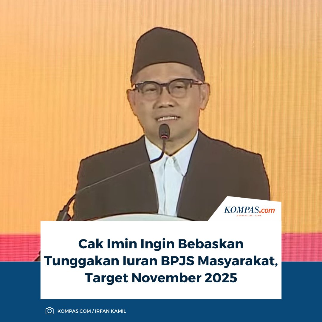 kompascom's tweet image. “Saya sedang terus berusaha agar tunggakan utang seluruh peserta BPJS ini segera dibebaskan,” kata Cak Imin, dalam keterangan pers, Kamis (2/10/2025). 

Baca di sini: nasional.kompas.com/read/2025/10/0…

/ #CakImin #BPJS