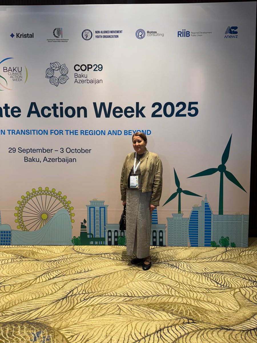 wdfpuaz's tweet image. Baku Climate Action Week 2025 #BCAW2025 is coming to an end. Taked place from 29 September to 3 October, this event holds strategic importance for climate policy, green economy development, and regional cooperation. BCAW2025 brings together leaders, climate experts etc.