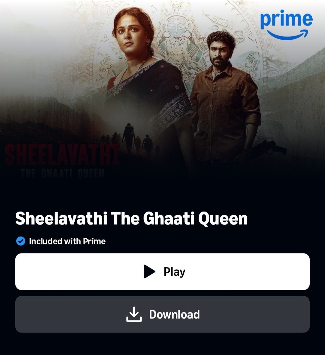 Anushka Shetty Fanclub™ (@sweetyanushkafc) on Twitter photo #GHAATI is Now Streaming on <a href="/PrimeVideoIN/">prime video IN</a> in Telugu, Tamil, Kannada, Malayalam and Hindi!!! 👑🔥💥🙌 #AnushkaShetty
<a href="/MsAnushkaShetty/">Anushka Shetty</a> <a href="/DirKrish/">Krish Jagarlamudi</a>
<a href="/FirstFrame_Ent/">First Frame Entertainments</a> <a href="/UV_Creations/">UV Creations</a> #GHAATI is Now Streaming on <a href="/PrimeVideoIN/">prime video IN</a> in Telugu, Tamil, Kannada, Malayalam and Hindi!!! 👑🔥💥🙌 #AnushkaShetty
<a href="/MsAnushkaShetty/">Anushka Shetty</a> <a href="/DirKrish/">Krish Jagarlamudi</a>
<a href="/FirstFrame_Ent/">First Frame Entertainments</a> <a href="/UV_Creations/">UV Creations</a>