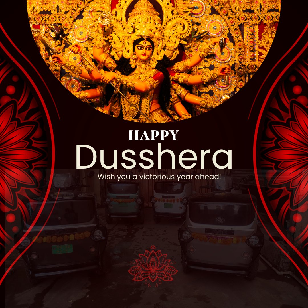 speedloop_auto's tweet image. Speedloop wishes you all a happy Dusshera/Vijaya Dashami. 

We wish you a thunderous victory ahead!
