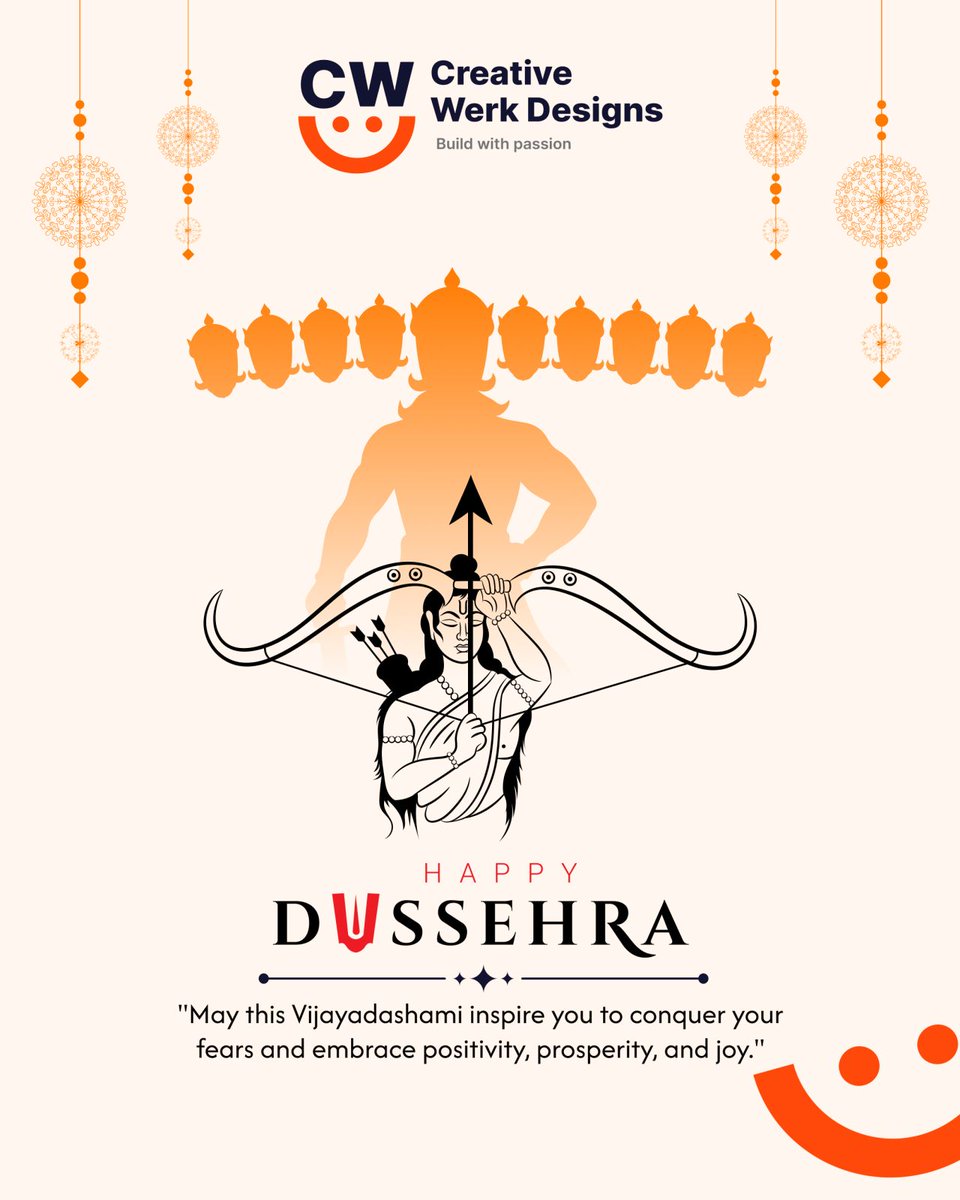 🔥 Let’s burn away negativity and embrace positivity.
 Wishing you a victorious and joyful Dussehra! 🌸

#Dussehra #HappyDussehra #VictoryOfGood #FestiveVib