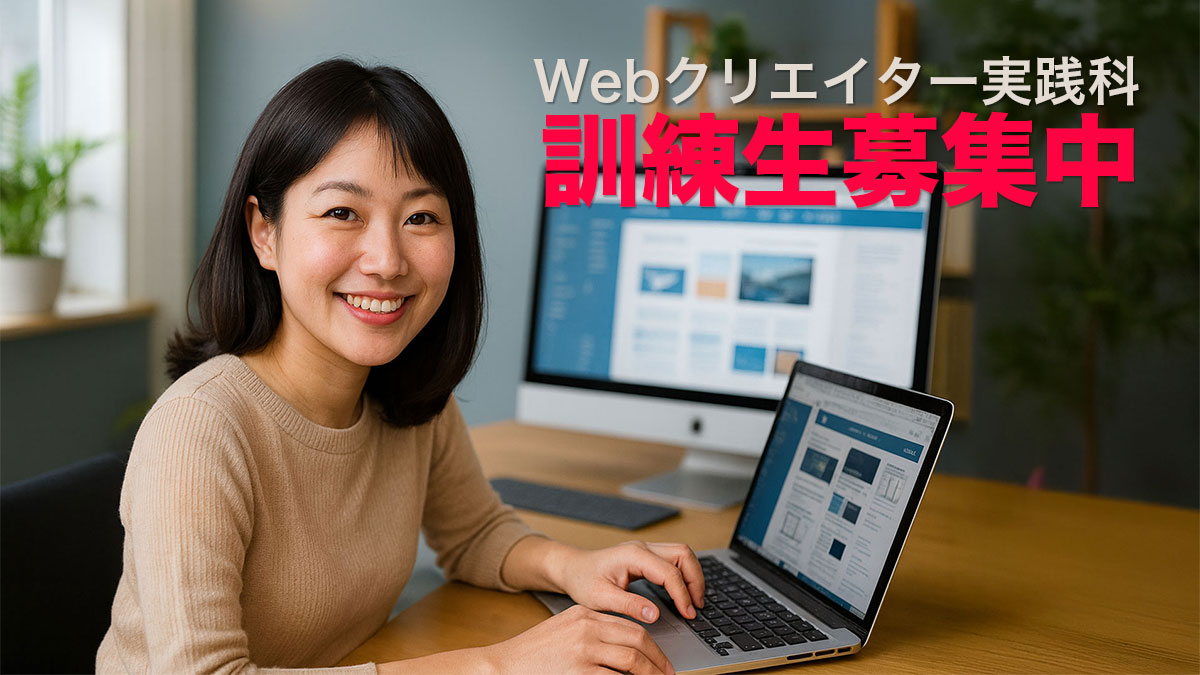 sciteccollege's tweet image. 沖縄県委託訓練のWebクリエイター実践科
Web制作のスキルを身に付けて、IT業界への転職を目指している方のための職業訓練です。
募集期間は10月23日（木）まで！
最寄りのハローワークで相談を受けてください。

#沖縄県委託訓練 #Webクリエイター #Web制作 #職業訓練 #転職支援 #ハローワーク #沖縄