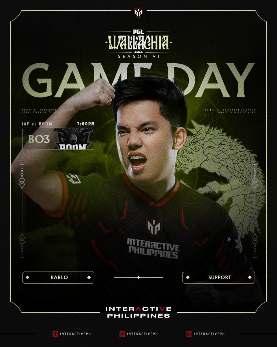 InteractivePH's tweet image. The same first round opponent but Different League

🇵🇭IAP ⚔️ 🇮🇩BOOM  | 🕔7:00PM UTC +8

#IAPBeast #PGLWallachia #Season6