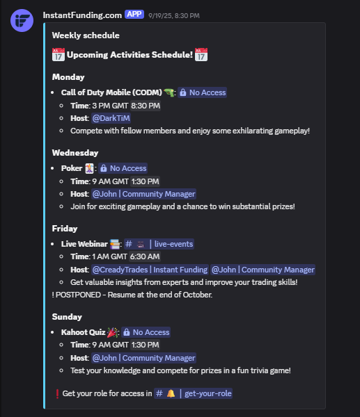 instant funding schedule.
join discord to know more
discord.gg/3MfaeCdHjQ