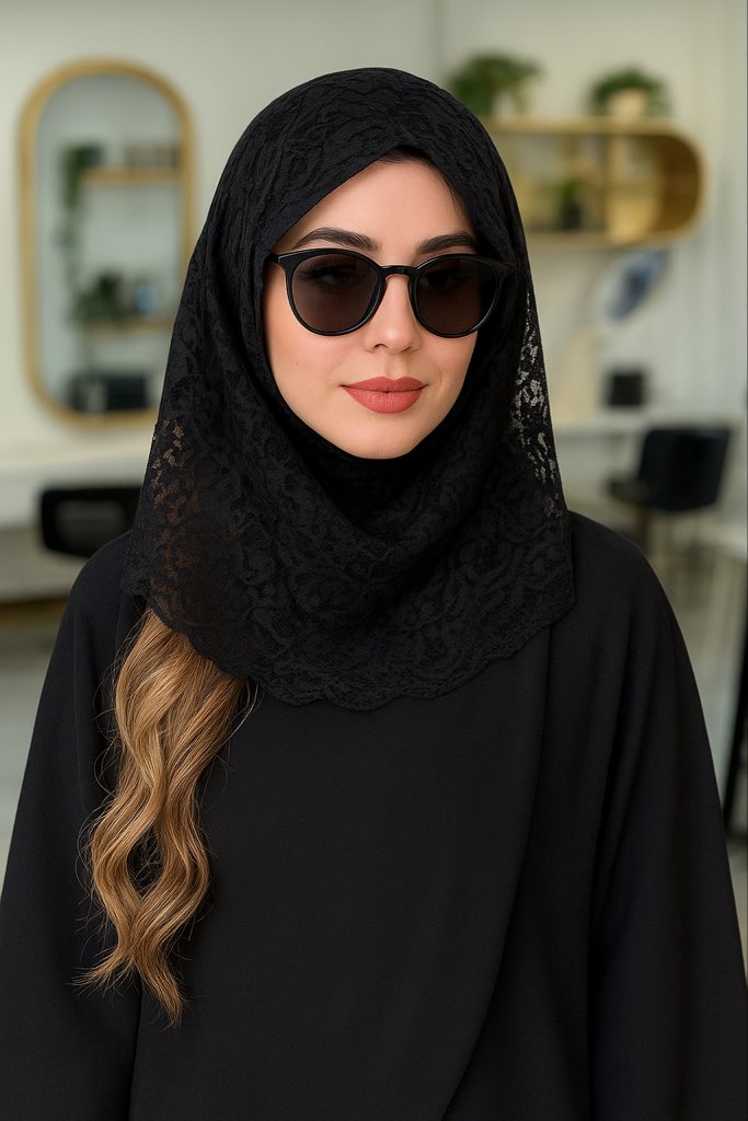 Negariiam's tweet image. به چت جی پی تی گفتم عکسمو با حجاب درست کن: