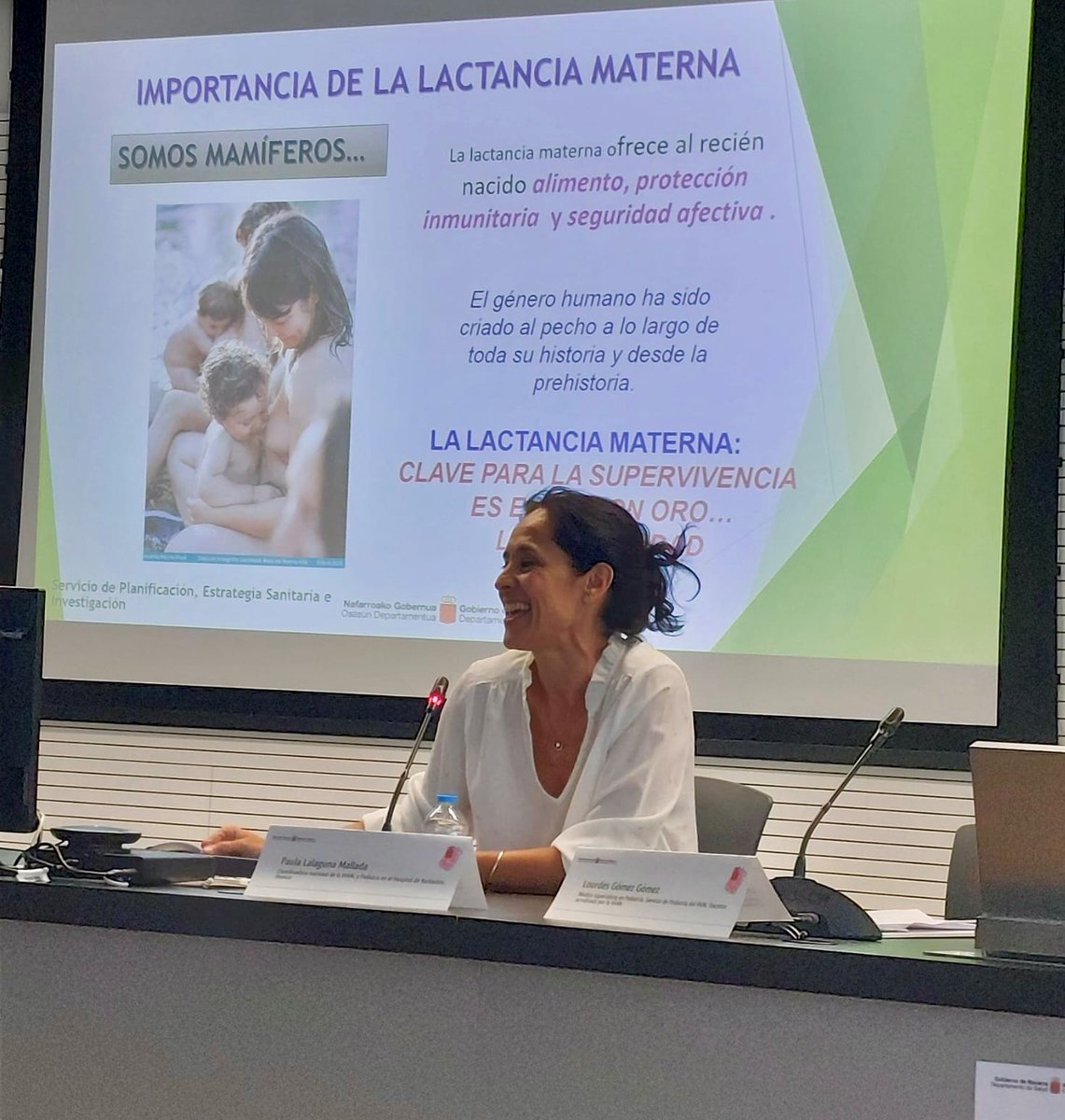 .<a href="/salud_na/">Salud - Osasuna</a> organizó ayer la Jornada de celebración de la #SemanaMundialDeLaLactancia bajo el lema  «Dar prioridad a la lactancia materna. Crear sistemas de apoyo sostenible"

👉Ha contado con la participación de profesionales de prestigio en investigación y lactancia materna