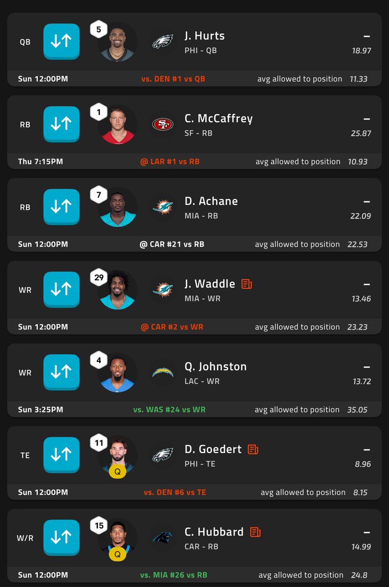 Jonny_Le's tweet photo. @NFLFantasy At least help the ones that actually use your app! (AKA me) https://t.co/uXWZEVHC2t