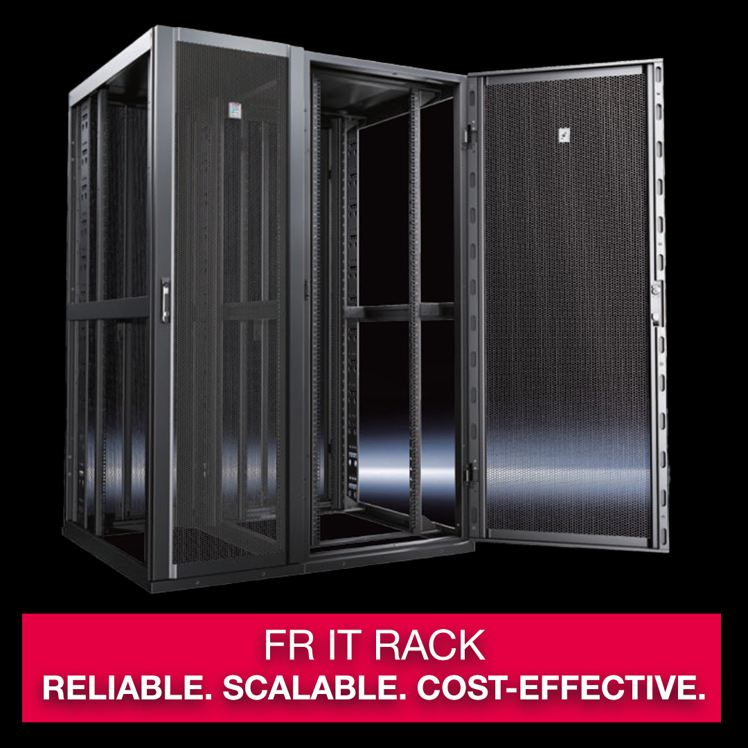 The Rittal FR IT Rack delivers strength, flexibility, and modern airflow design to support dense server loads and scalable growth. With tool-free access, integrated cable management, and 75% vented surface area, 

 hubs.li/Q03LSgsf0