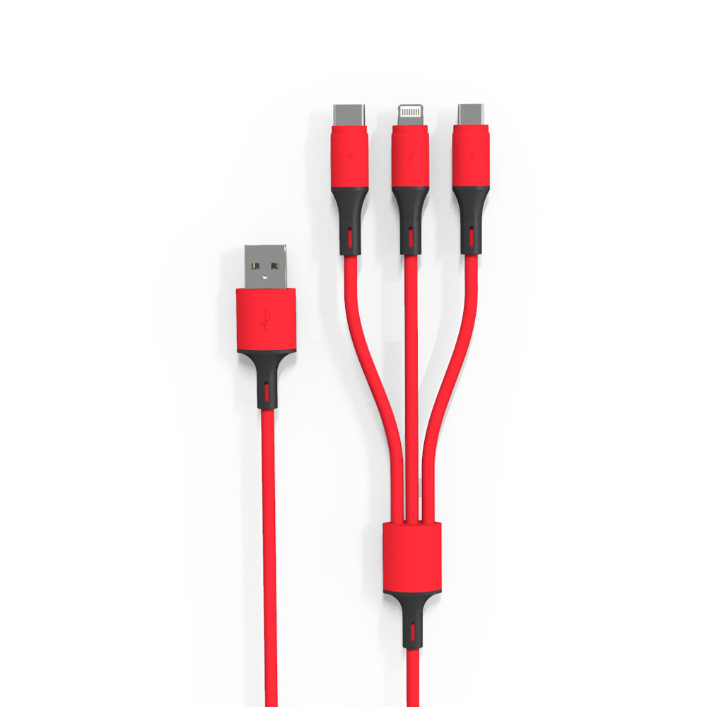 Elise02QH's tweet image. ⚡ One cable, three connectors!
Charge Type-C, Lightning &amp;amp; Micro USB with QH Industrial’s 3-in-1 USB cable.
#USB #3in1Cable #QHIndustrial